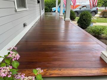 After picture of a deck restoration project done by Chagrin Home Improvements